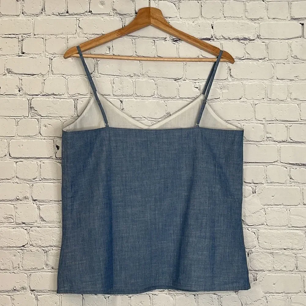J.Crew Factory Chambray Cami - Picture 7 of 8
